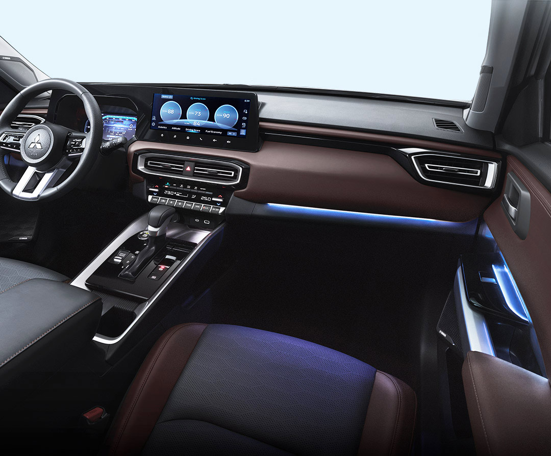 Không gian nội thất rộng rãi của Mitsubishi Destinator