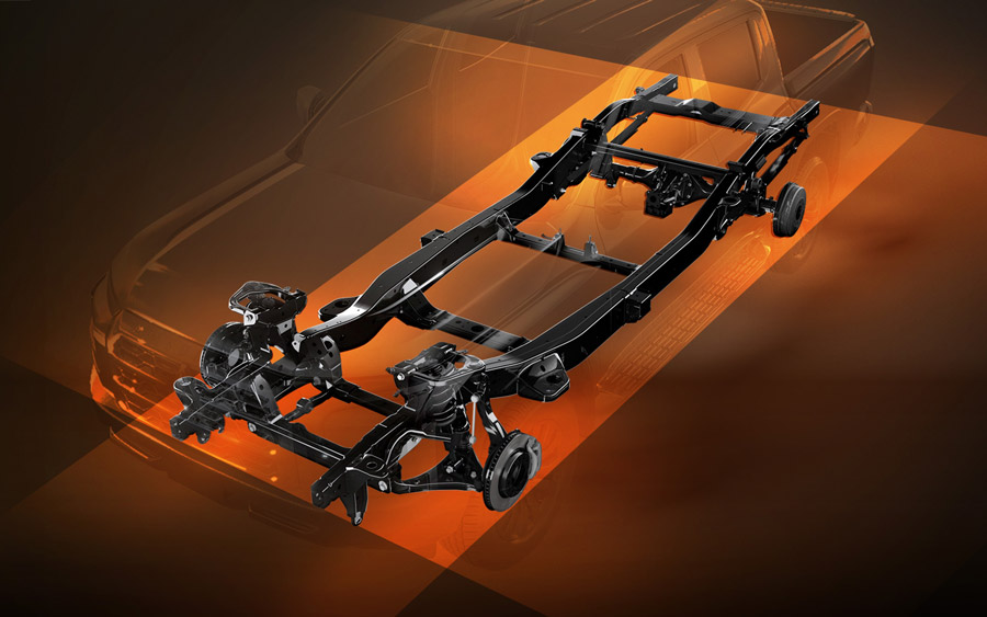 Khung xe RISE thép siêu cường của All-New Triton