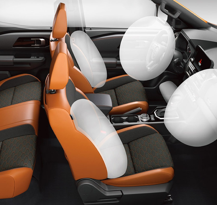 Hệ thống túi khí an toàn trên All-New Triton