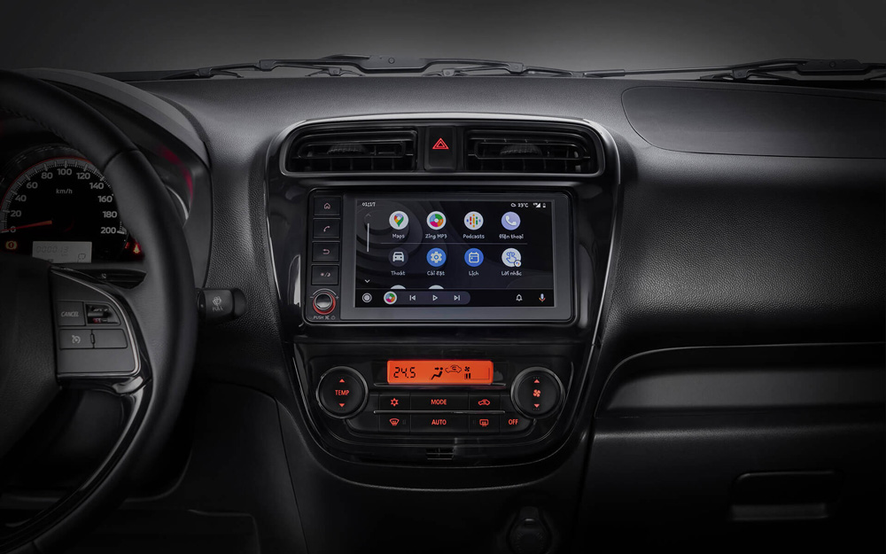 Màn hình cảm ứng kết nối Android Auto và Apple CarPlay