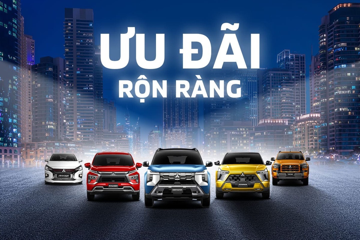 Ưu đãi rộn ràng tháng 10: Attrage, Xpander, Destinator, Xforce và Triton